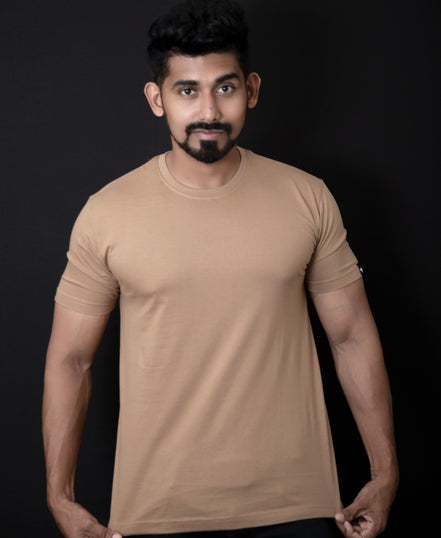 Men's Regular T-Shirt - Beige