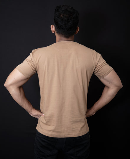 Men's Regular T-Shirt - Beige