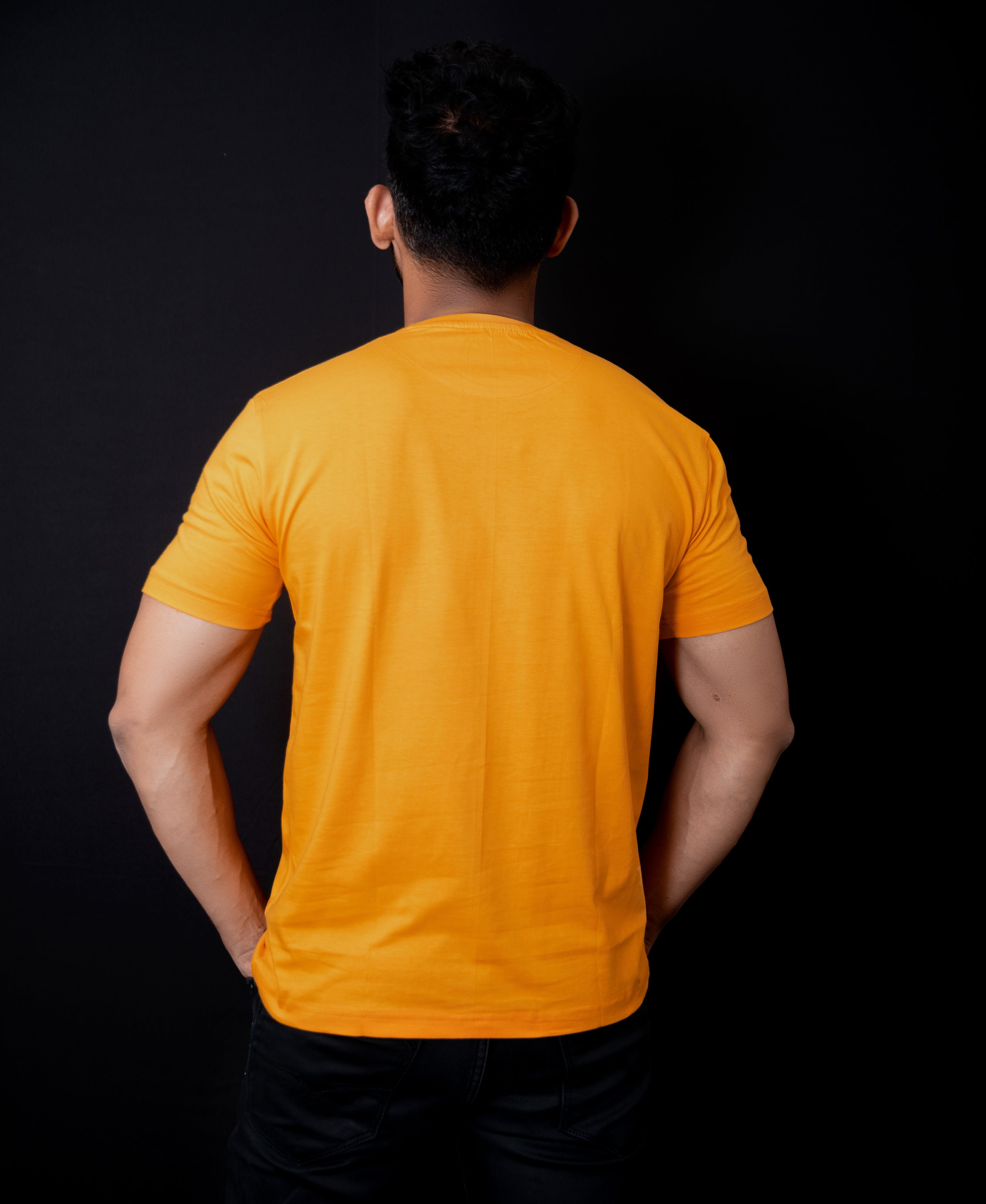 Men's Regular T-Shirt - Mustard