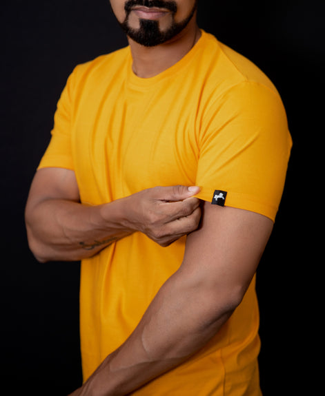 Men's Regular T-Shirt - Mustard