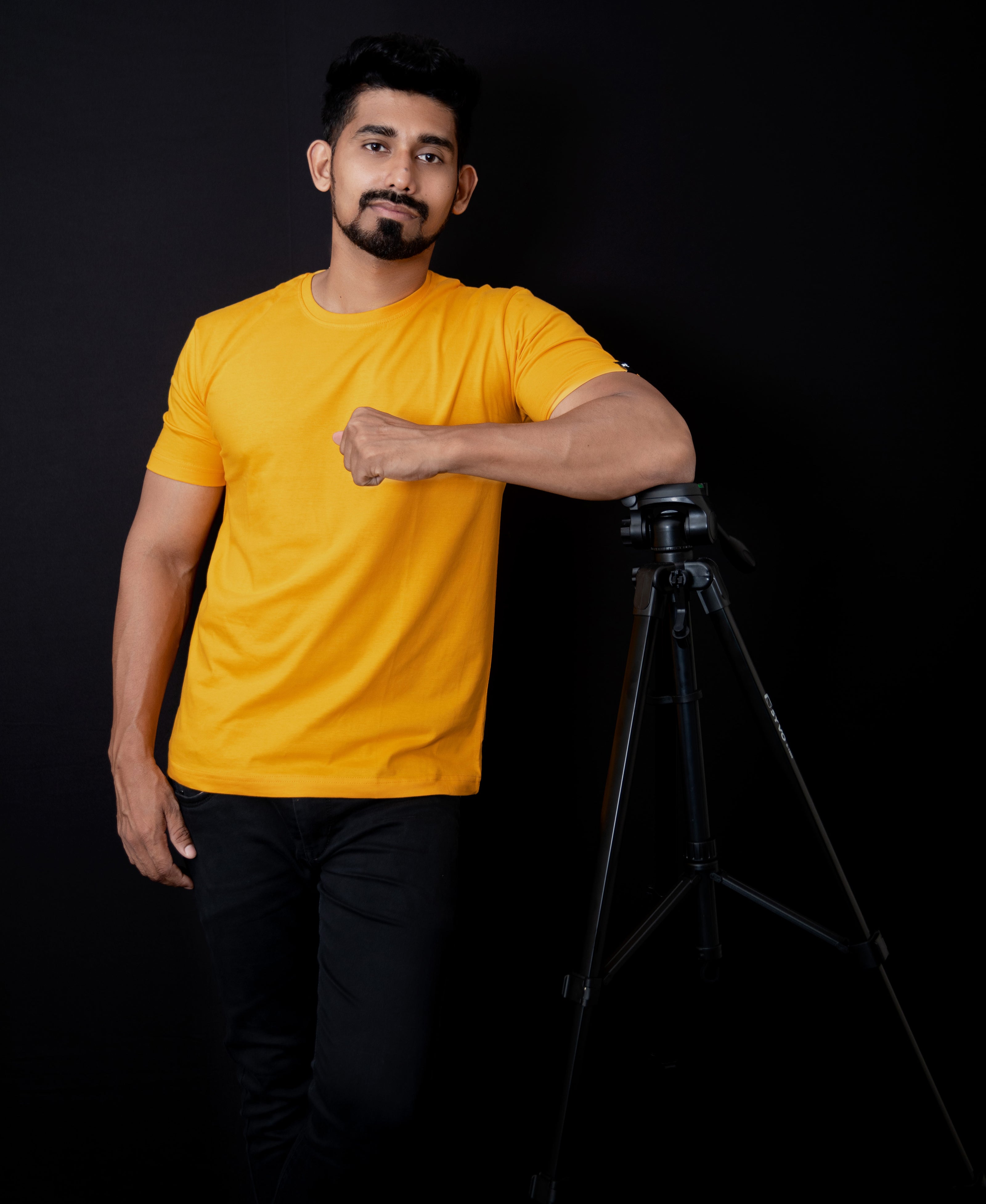 Men's Regular T-Shirt - Mustard