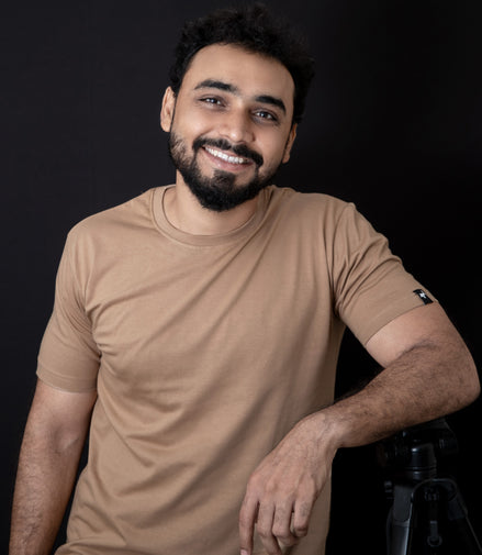 Men's Regular T-Shirt - Beige