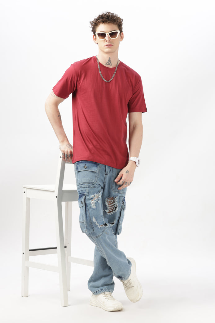 Men's Regular T-Shirt - Red