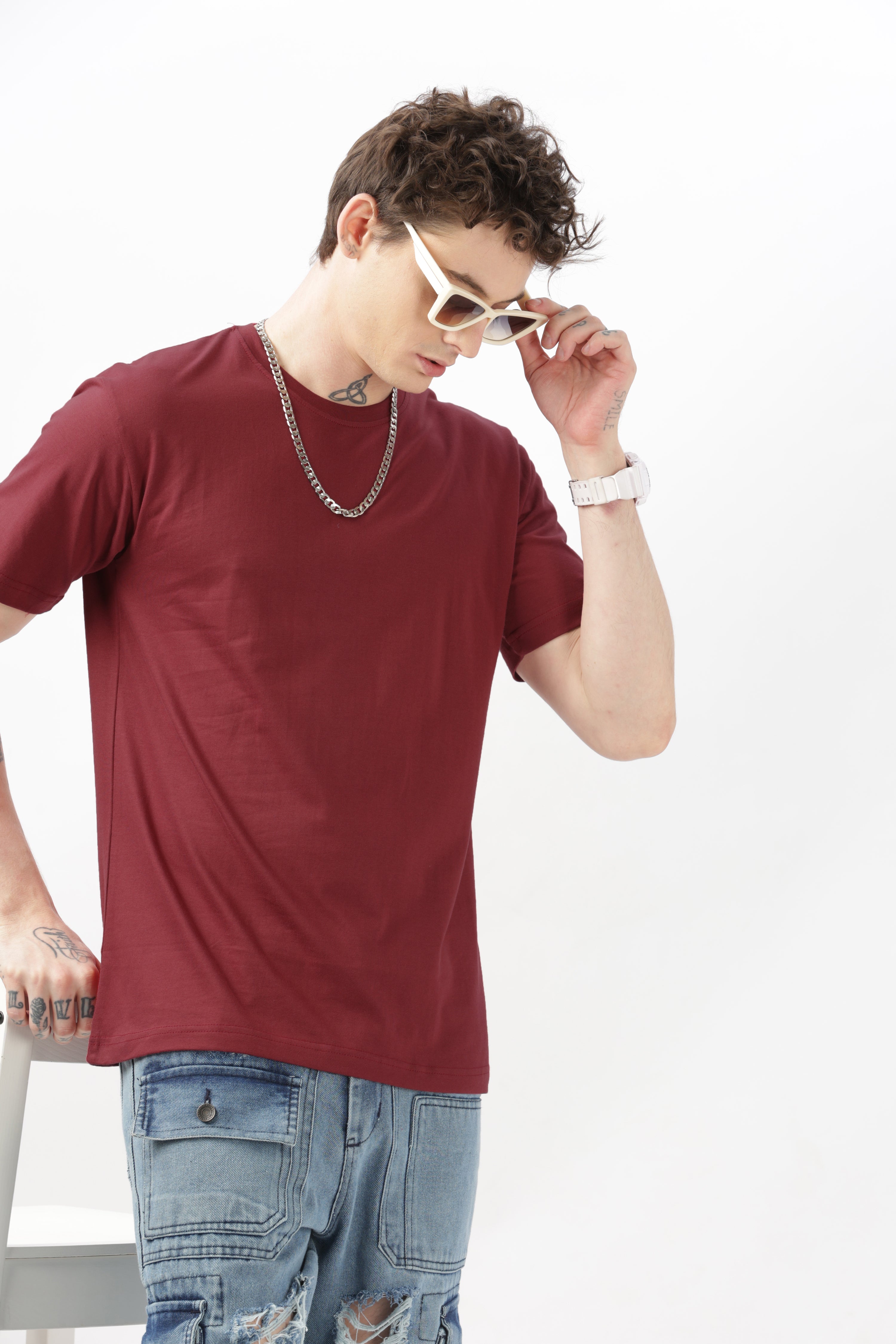 Men's Regular T-Shirt - Maroon