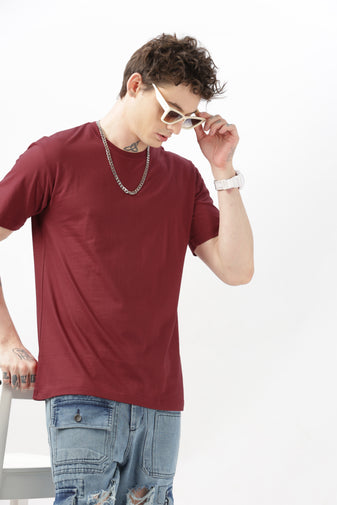 Men's Regular T-Shirt - Maroon