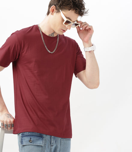 Men's Regular T-Shirt - Maroon