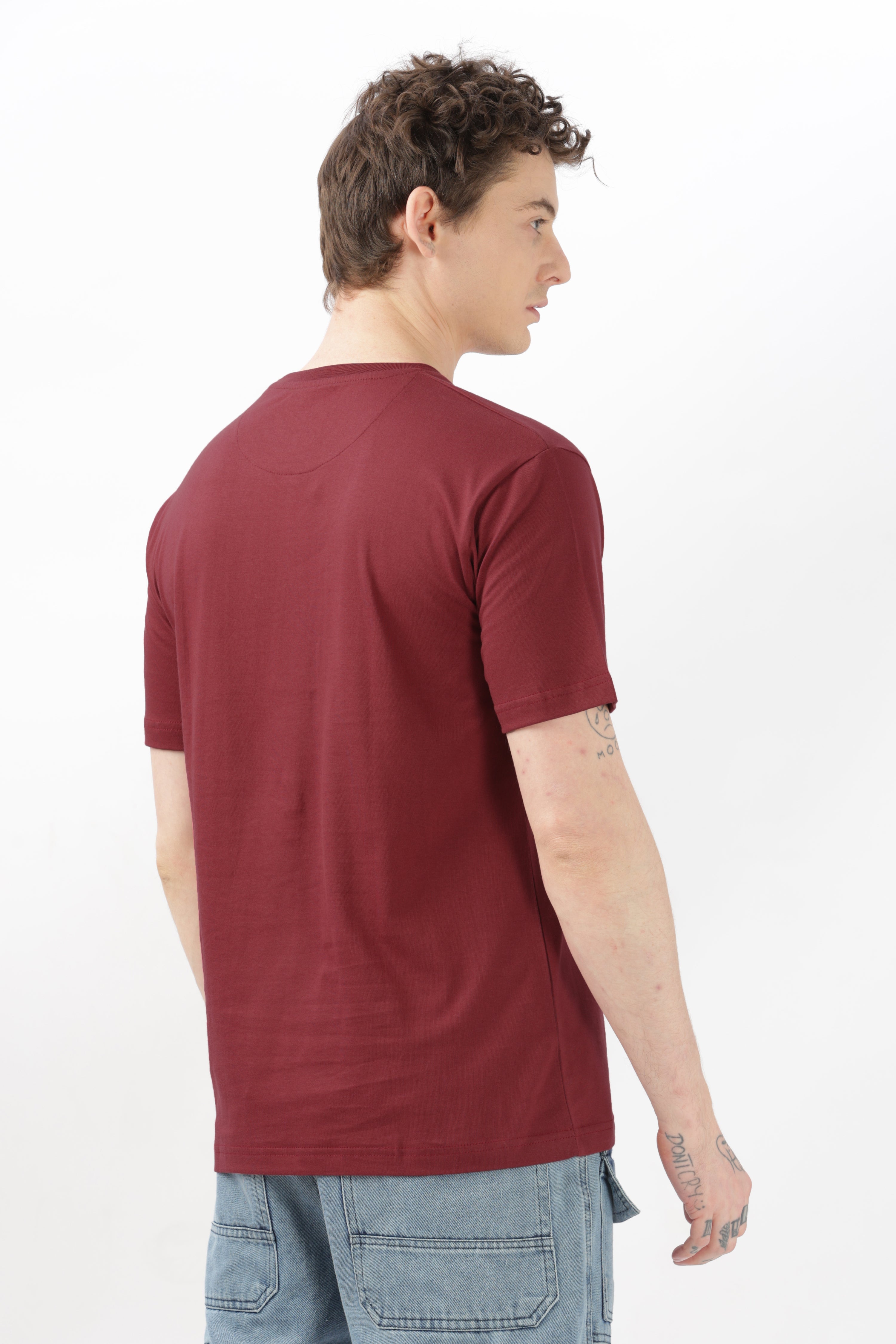 Men's Regular T-Shirt - Maroon