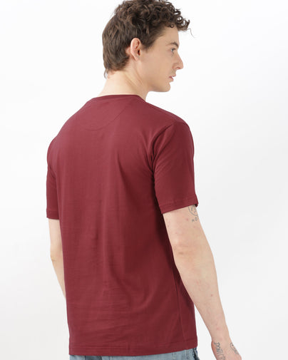 Men's Regular T-Shirt - Maroon