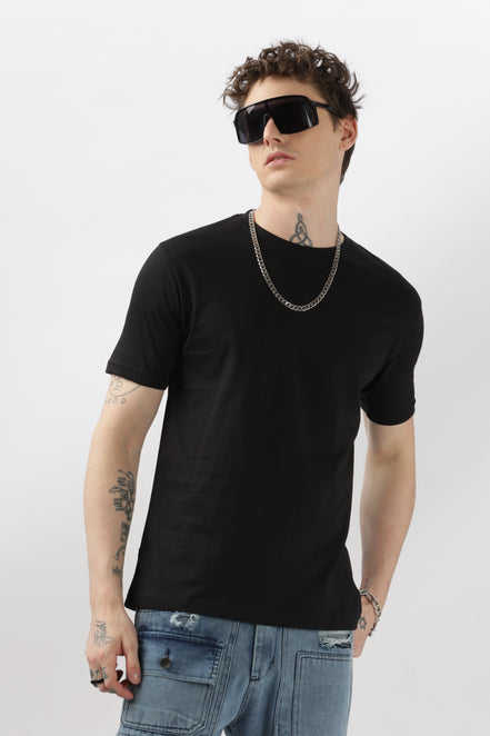 Men's Regular T-Shirt - Black