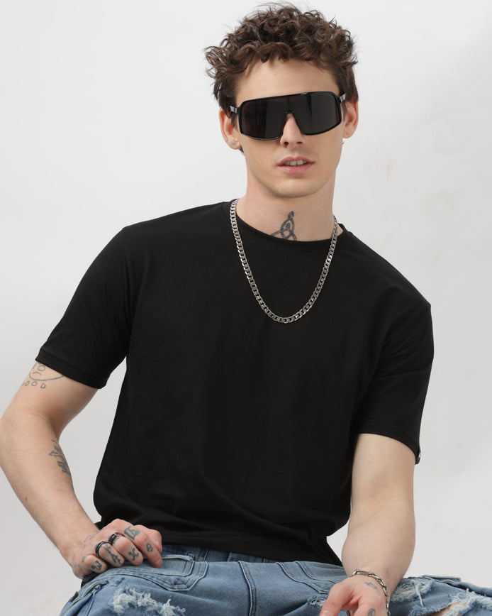 Men's Regular T-Shirt - Black