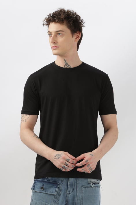 Men's Regular T-Shirt - Black