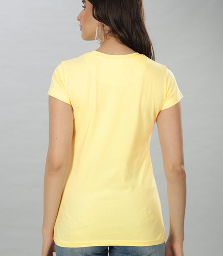 Women's Regular T-Shirt - Lemon Yellow