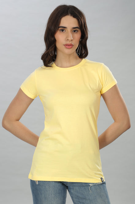 Women's Regular T-Shirt - Lemon Yellow