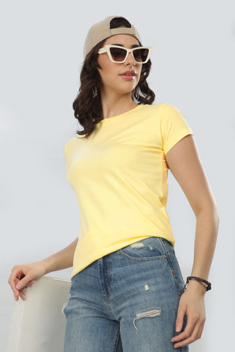 Women's Regular T-Shirt - Lemon Yellow