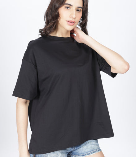 Women’s Oversized T-Shirt – Black