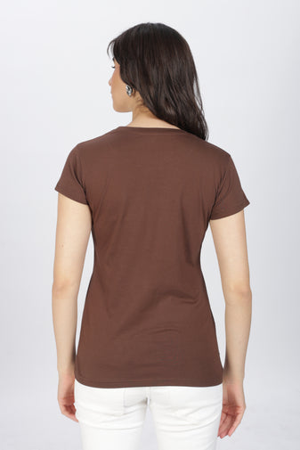 Women's Regular T-Shirt - Coffee