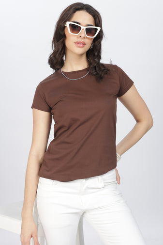 Women's Regular T-Shirt - Coffee