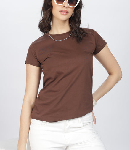 Women's Regular T-Shirt - Coffee